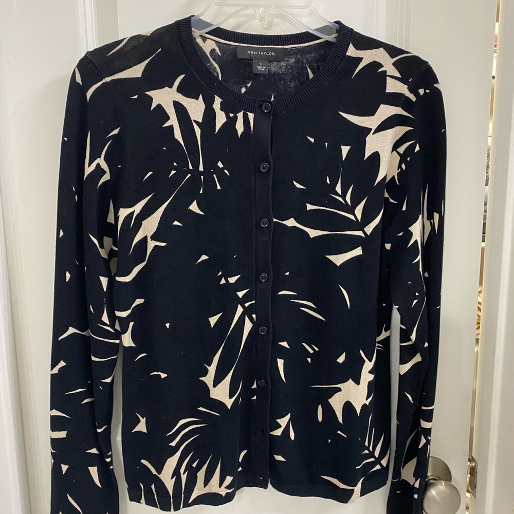 Print cardigan